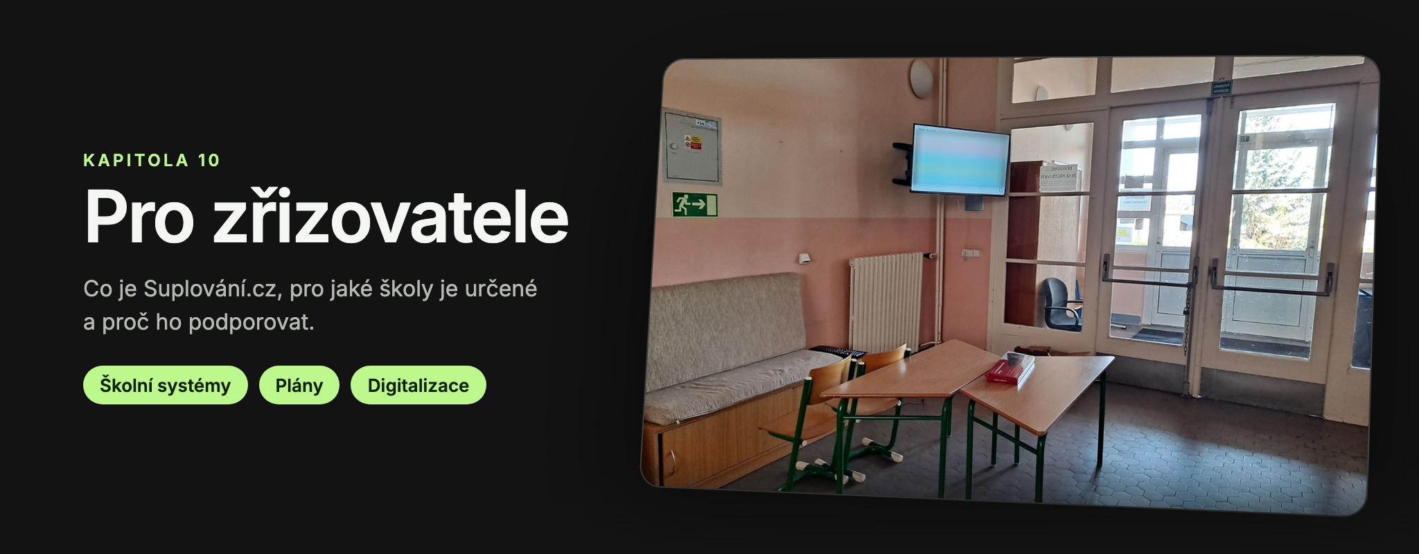 Kapitola 10: Pro zřizovatele