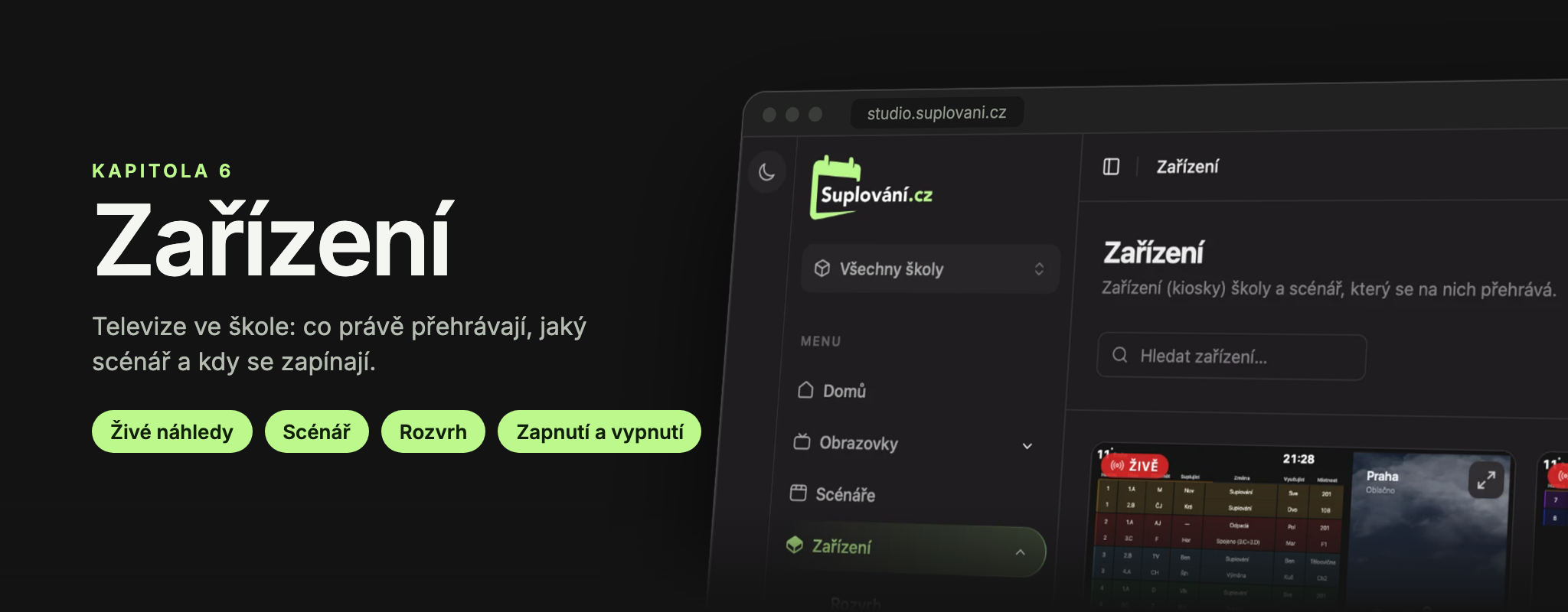 Kapitola 6: Zařízení